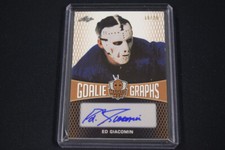 Ed Giacomin 2017 Leaf Masked Men Goalie Graphs Autograph Signature Copper /25