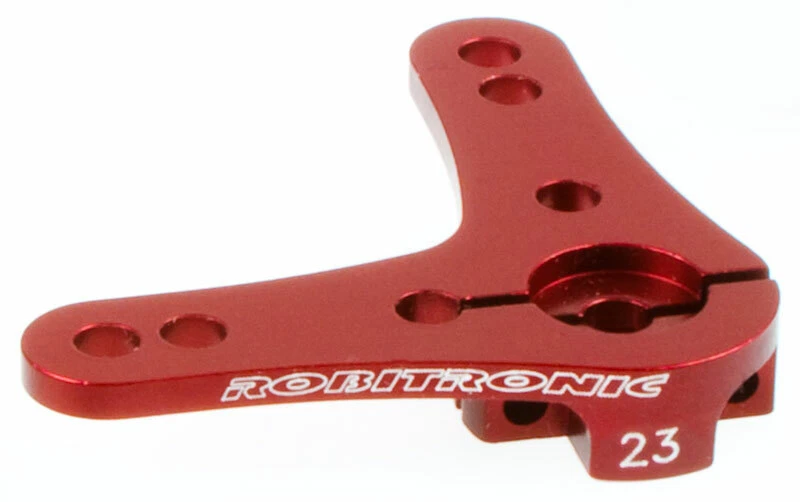 Aluminium Servo Doppel Arm 23Z (90°) Rot  - Bild 1 von 1