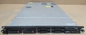 HP PROLIANT DL360 G7 1x Xeon Quad Core E5620@2.4GHz 24GB 6x 2.5" Bays 1U Server - Picture 1 of 3