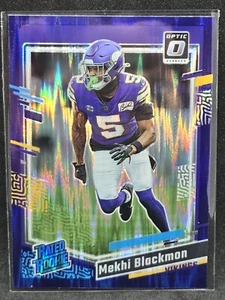 2023 Donruss Optic #272 Mekhi Blackmon Rated Rookie PURPLE SHOCK Vikings RC - Picture 1 of 2