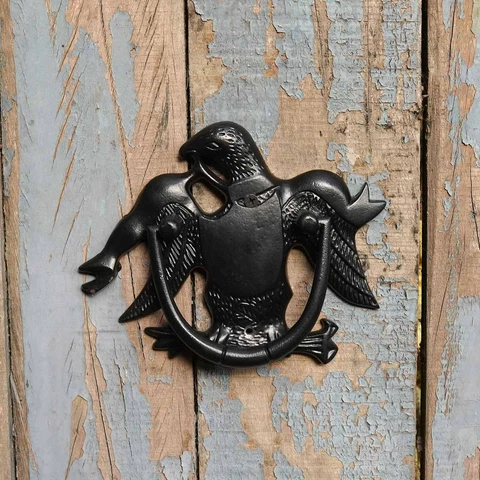 Eagle Head Metal Hardware Door Knocker Showpiece Home Decor Cover
