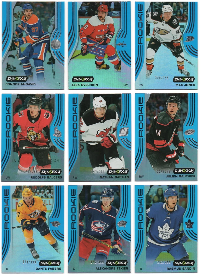 2019-20 Upper Deck Synergy Blue Serial # Pick Any Complete Your Set - Image 1 of 1