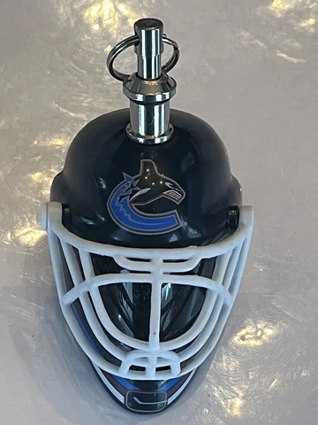 Vancouver Canucks Helmet Key Chain Bottle Opener Clip NHL Crazy Cordz Pro Series Cover