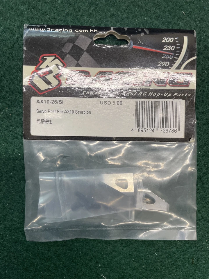 3 Racing Servo Post Aluminum for Scorpion x1 AX10-26/s1 - Image 1 of 2