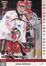2002-03 Swedish Elitset First Edition Parallel #120 Jonas Johnsson