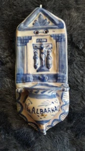 Aguabenditera PILA DE AGUA BENDITA Pililla Benditera Ceramica ALBARRACIN Teruel - Picture 1 of 5