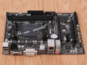 Zócalo de placa base Gigabyte GA-F2A88XM-DS2 FM2+ DDR3 AMD A88X 100 % funcionando - Imagen 1 de 2