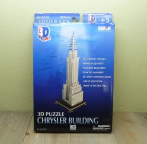 Daron Chrysler Building 3D Puzzle New York Landmark NYC Cardboard CF075H 19 In - Picture 1 of 6
