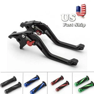 EE. UU. Para YAMAHA YZF R1 04-2008 YZF R6 05-16 3D Rombo Palancas de embrague de freno Empuñaduras - Imagen 1 de 10