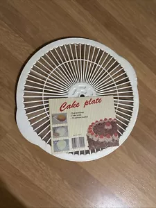Cake Plate Piece Slicer Equal Cake Portion Marker Divider Cutter Birthday Party - Picture 1 of 3