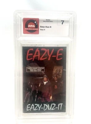 AMG 7 EAZY-E Eazy-Duz-It NEW SEALED CASSETTE TAPE Rap 1988 Early Print Pressing - Image 1 of 2