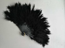 ANN SUMMERS DUO Black Feather Fan and Boa