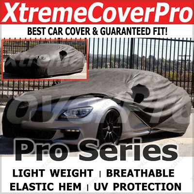 2015 BMW 640I 650I GRAN COUPE Breathable Car Cover w/Mirror Pockets - Black - Image 1 of 4