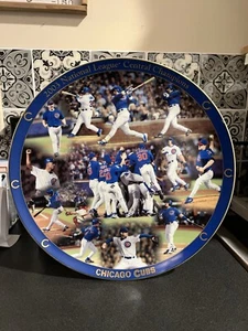 Danbury Mint 2003 Chicago Cubs National League Champions Large Decorative Plate - Picture 1 of 4