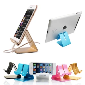 Universal Alloy Aluminium Stand Holder for iPhone Samsung Sony Cellphone Tablet - Picture 1 of 10