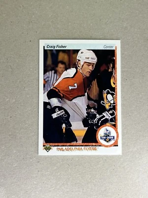 1990-91 Upper Deck #155 Craig Fisher Philadelphia Flyers - Image 1 of 2