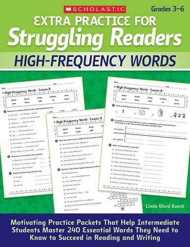 Linda Beech High-Frequency Words, Grades 3-6 (Paperback) - Image 1 of 1