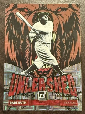 Babe Ruth [Vector] #UL-13 2022 Panini Donruss Unleashed - Nueva York Foto 1 de 2