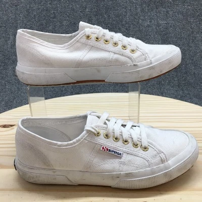 Superga Shoes Womens 8 Mens 6.5 2750 Cotu Classic Sneakers White Lace Up 128692 - Image 1 of 4