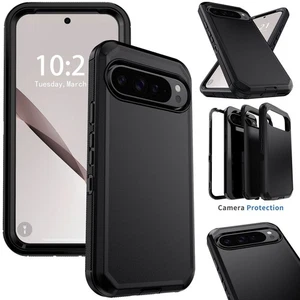 Custodia protettiva ibrida antiurto per Google Pixel 10/10 Pro/10 Pro XL - Foto 1 di 15