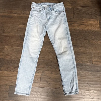 Pantalones de mezclilla American Eagle para hombre 31 x 30 lavado ligero AirFlex + elástico calce ajustado Foto 1 de 4