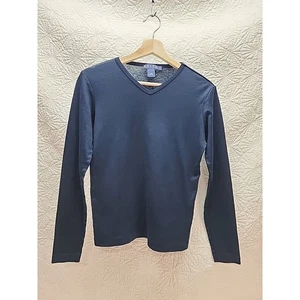 Ralph Lauren Womens Long Sleeve Pullover Shirt Medium Navy Blue Size Medium NWOT - Picture 1 of 6