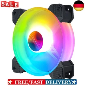 120mm RGB Cooling Fan Chassis Gorgeous Quiet Radiator (Single Fan) - Bild 1 von 11