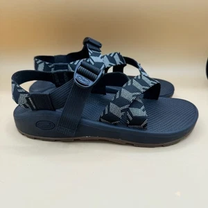 Chaco Mega Z/Cloud breite Riemen schwarz/weiße Sandalen, Herren 9, gebraucht, in einwandfreiem Zustand - Bild 1 von 7