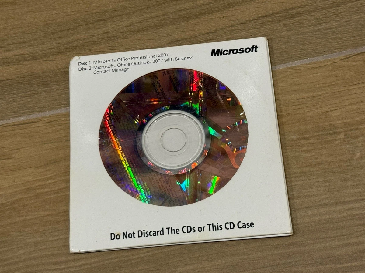 マイクロソフト　オフィスパーソナル2007 CD-ROM マイクロソフト オフィスパーソナル2007 CD-ROM 新品】Microsoft