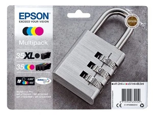 Epson 35XL MPACK Ink (XL BKundSTD cm, Black, Cyan, Magenta, Yellow - Afbeelding 1 van 1