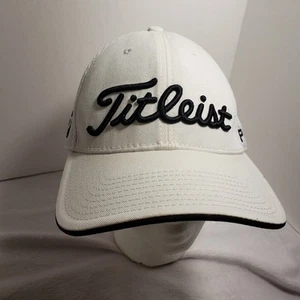 Titleist Mütze Kappe Small Medium Stretch weiß Golfschläger Logo Golfer Trucker - Bild 1 von 6