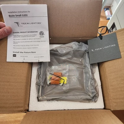 Tech Lighting 700BXSC-LED Boxie Small LED Flush Mount Ceiling Fixture - Chrome - Image 1 of 4