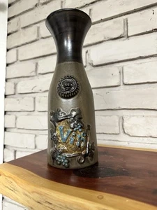 Vintage 1970 Pacific Stoneware B Welsh Pottery Wine Vin Carafe Pitcher 11.5” - Picture 1 of 6
