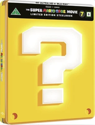 The Super Mario Bros. Movie (2023) 4K UHD Blu-Ray Steelbook BRAND NEW - Image 1 of 3