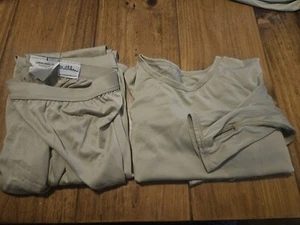 NWOT US MILITARY MILLIKEN SHIRT/ DRAWER SET LIGHT SILK WEIGHT LARGE REG - Picture 1 of 4