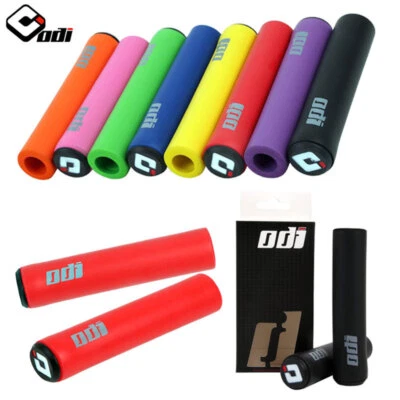 ODI Rubber MTB Bike Grips Handlebar - Anti-Slip Shockproof 22.2mm Lock-On Grips - Image 1 of 4