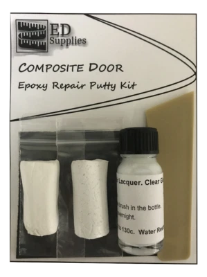 ED SUPPLIES Composite/Front Door Epoxy Repair Putty Kit – Repairs Chips, Cracks & Defects.