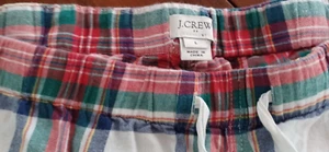 J.Crew Flannel Pajama Pants Mens Size L  Tartan Plaid Stewart Lounger grandpa - Picture 1 of 6