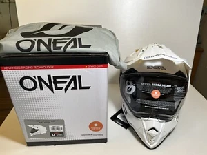 O Neal Sierra Helmet V.22 Flat White Medium 57-58cm - New - Picture 1 of 12