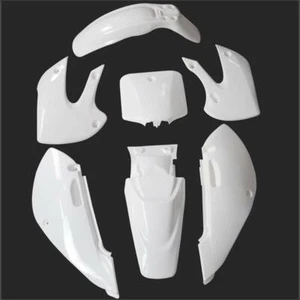 White Plastic Fender For Kawasaki KLX 110 KLX110 KX65 DRZ110 RM65 140cc 200cc - Picture 1 of 6