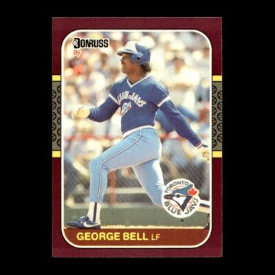 George Bell 1987 Donruss Opening Day Toronto Blue Jays #39 R319A 71 - Image 1 of 2