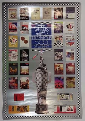1991 Indianapolis 500 75TH Running Event Collector Poster Indy 500 IndyCar  - Image 1 of 4