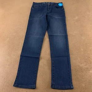 The Children’s Place Boys Size 12 Dark Wash Stretch Denim Skinny Jeans NWT - Picture 1 of 5