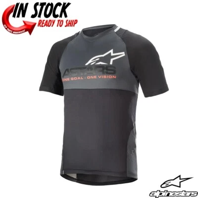 2023 ALPINSTARS DROP 8.0 SHORT SLEEVE JERSEY BICYCLE MTB BMX - PICK SIZE & COLOR - Image 1 of 4