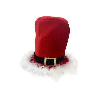 Christmas Top Hat Headgear Men Women Adults Decoration Christmas Costume - Image 1 of 4