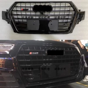Parrilla de panal parachoques delantero negra para Audi Q7 SQ7 2016-2019 actualización a SQ7 - Imagen 1 de 5