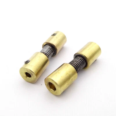 2x Conectores de junta universales de acoplamiento de resorte 2.3 3.0 3.175 4 mm f RC barco marino Foto 1 de 4