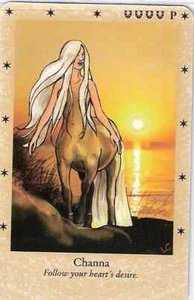 BELLA SARA DANISH WISE WARRIORS SERIES RARE CHANNA CARD - Picture 1 of 3