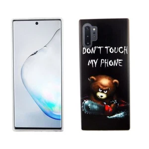 Etui na telefon komórkowy do Samsung Galaxy Note 10 Cover Futerał ochronny Etui ochronne Czarne - Zdjęcie 1 z 3