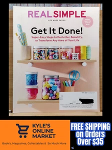 Real Simple Magazine MAY 2021 Get It Done! Super-Easy Steps to Declutter, Beauti - Picture 1 of 24